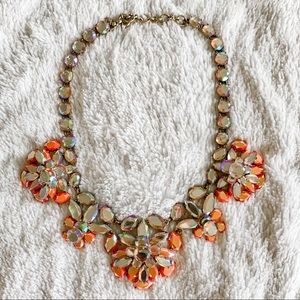 J. CREW | pink & gold necklace